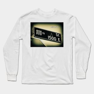 111th Street, Watts, California by Mistah Wilson Long Sleeve T-Shirt